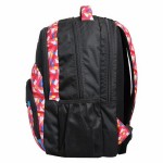 Aqsa ASB48 Designer School Bag (Black Pink)